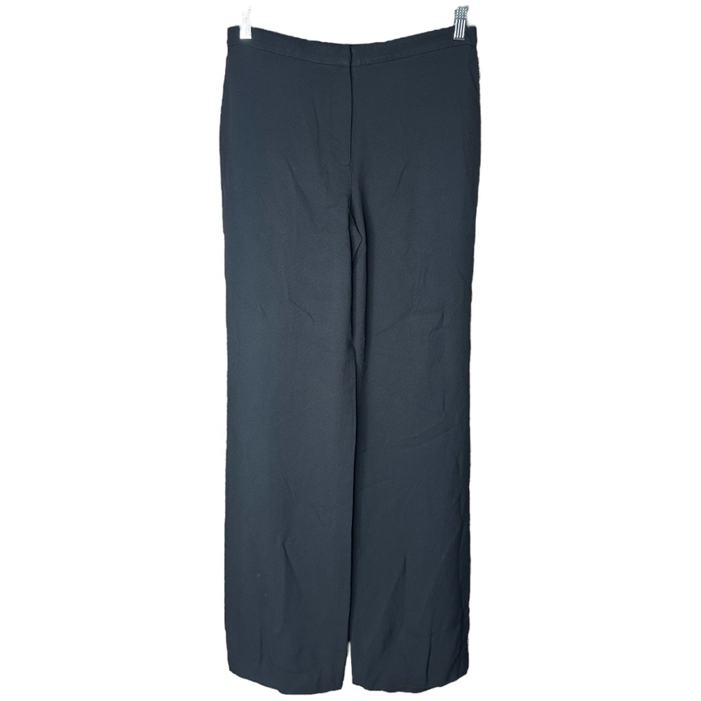 SemSem Black Dress Pants with Gold Beaded Side Seam Detail Size 2